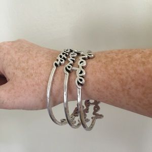 Faith Hope Love Bangle Set - Premier Designs